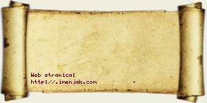 Luna Kovačević vizit kartica